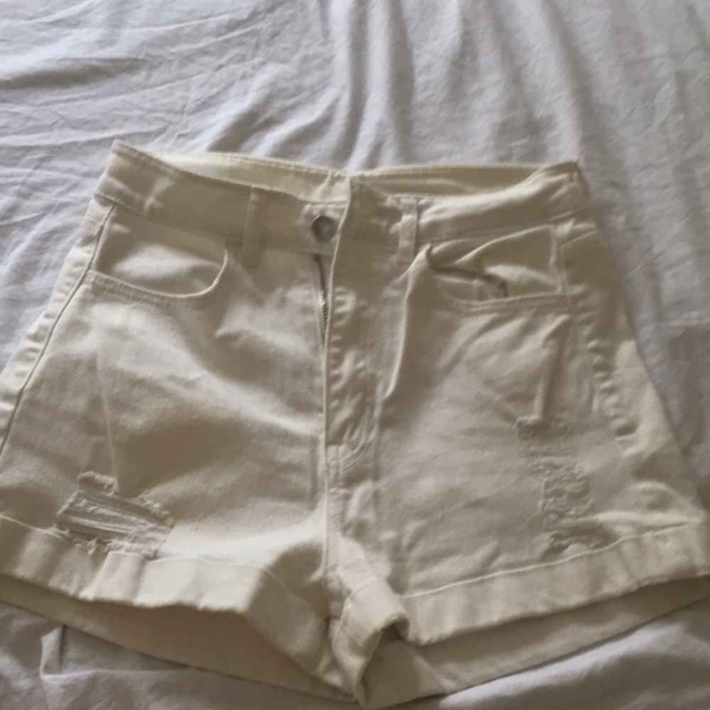 White shorts